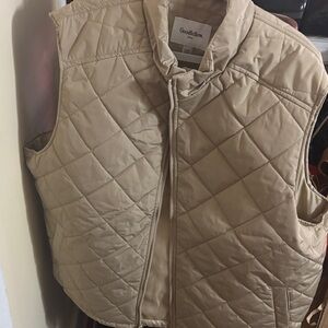 Goodfellow & Co Tan Quilted Vest